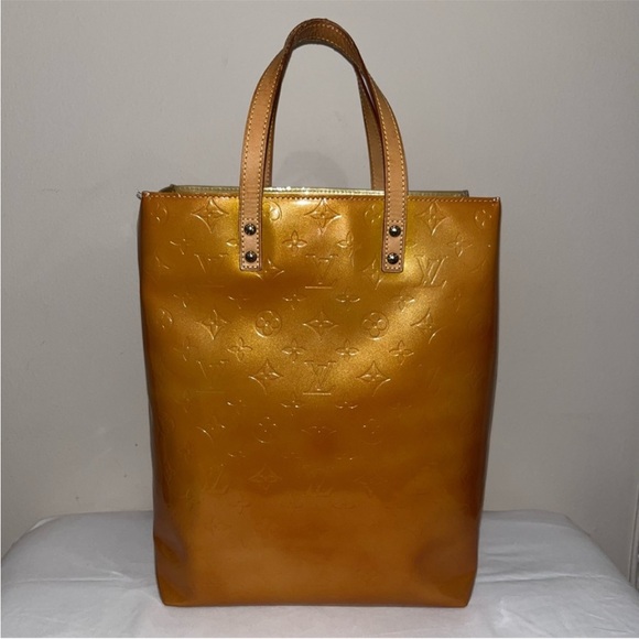 Authentic Louis Vuitton Vernis Gold Tote Bag-EUC - Picture 1 of 13